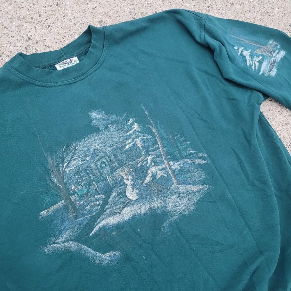 Vintage 90s Northern Reflections Snowman Crewneck